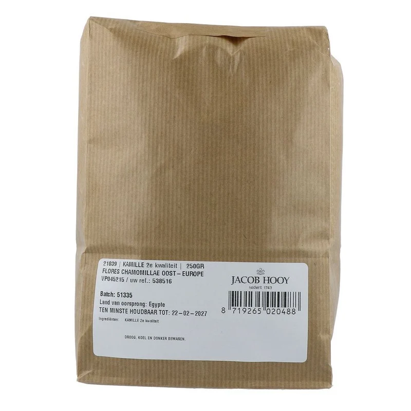 Jacob Hooy Kamille 2e Kwaliteit 250 gram