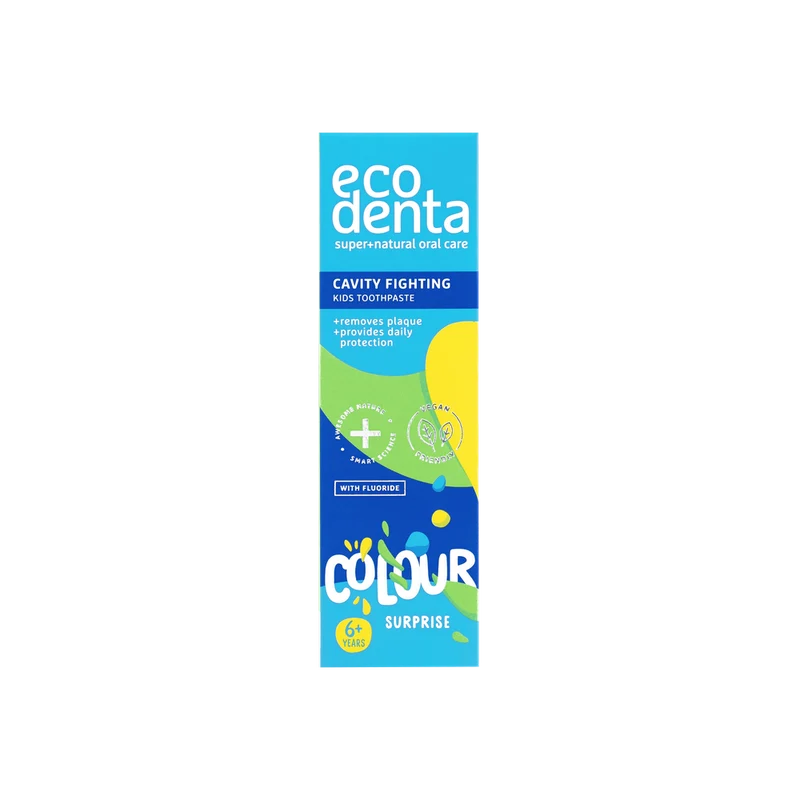 Ecodenta Caries Fighting Tandpasta Kind Colour Suprise 75 ml