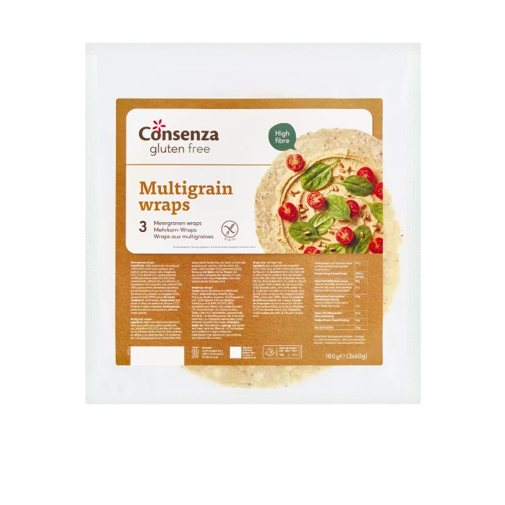 Consenza Meergranen Wraps 180 gram