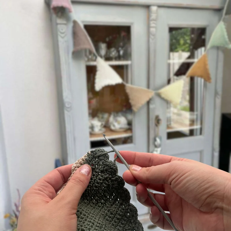 Feestvlaggetjes haken "PASTEL" - DIY Pakket