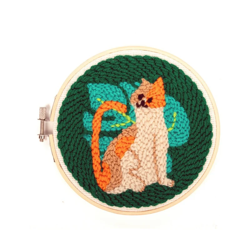 Punch Needle "Kat" - DIY pakket (beginners)