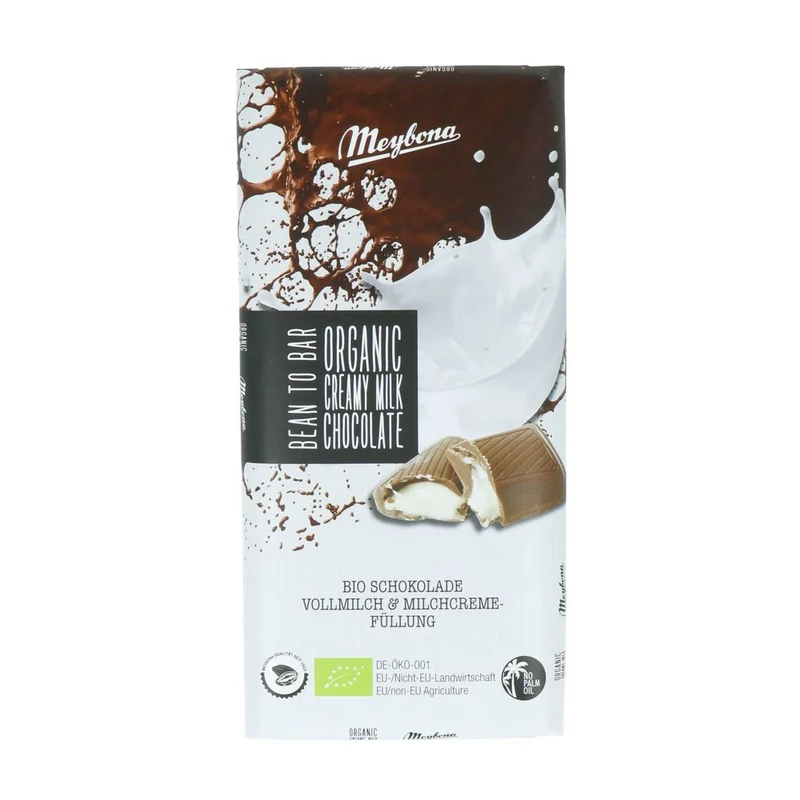 Meybona Organic Filled Creamy Milk Chocolate