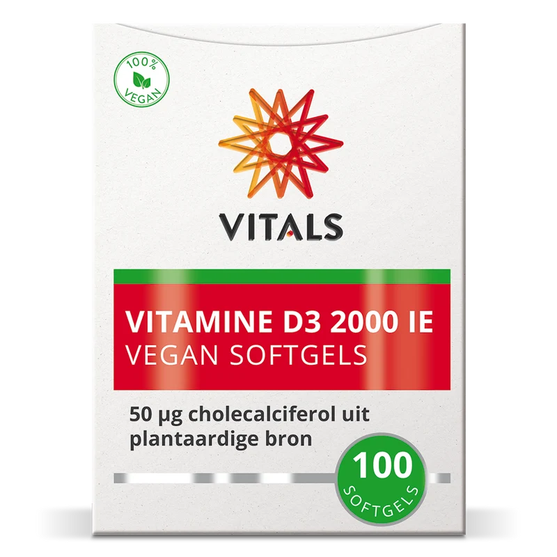 Vitals Vitamine D3 2000IE 100 softgels