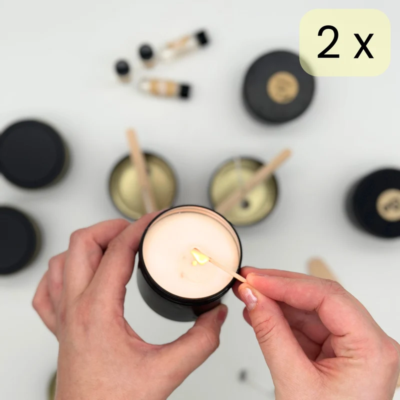 Kaarsen maken (2 stuks) - DIY Pakket