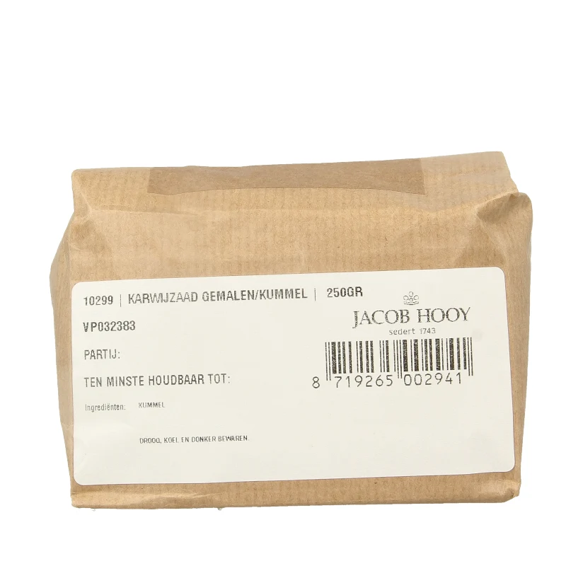 Jacob Hooy Karwijzaad/kummel gemalen 250 gram