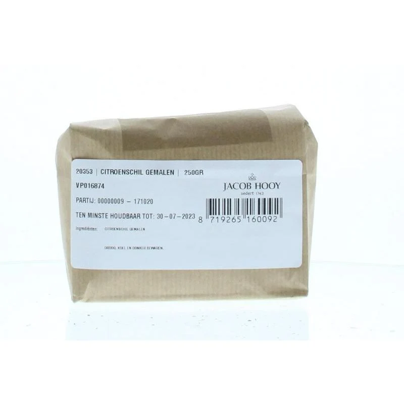 Jacob Hooy Citroenschil gemalen 250 gram