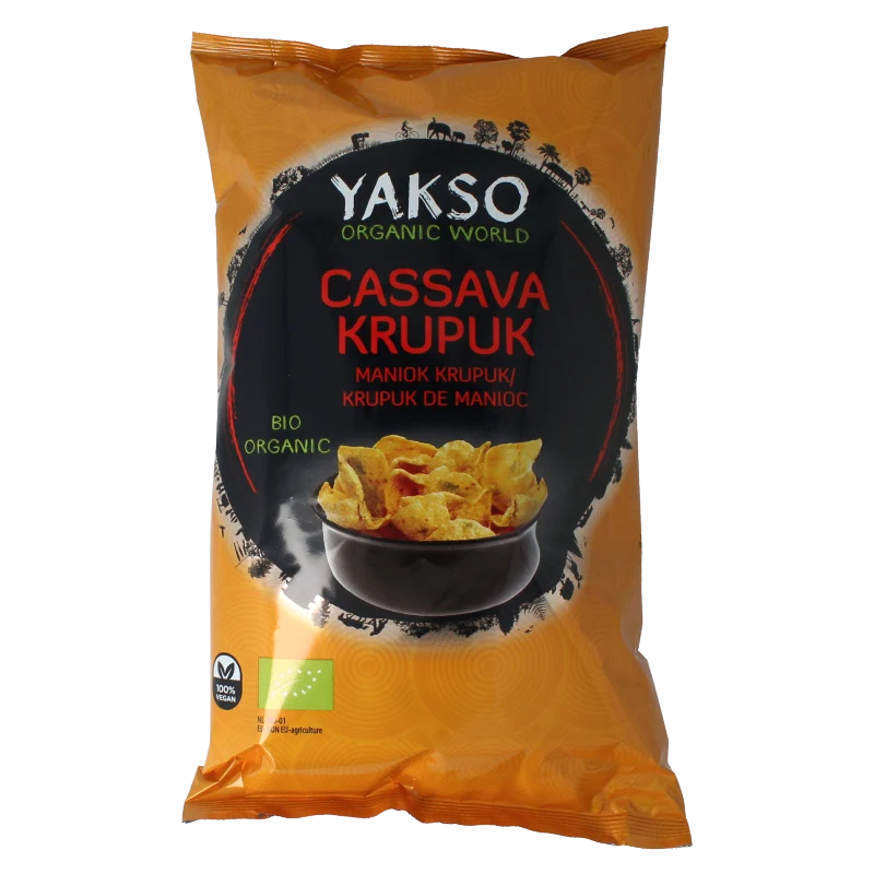 Yakso Cassave krupuk bio 75 gram