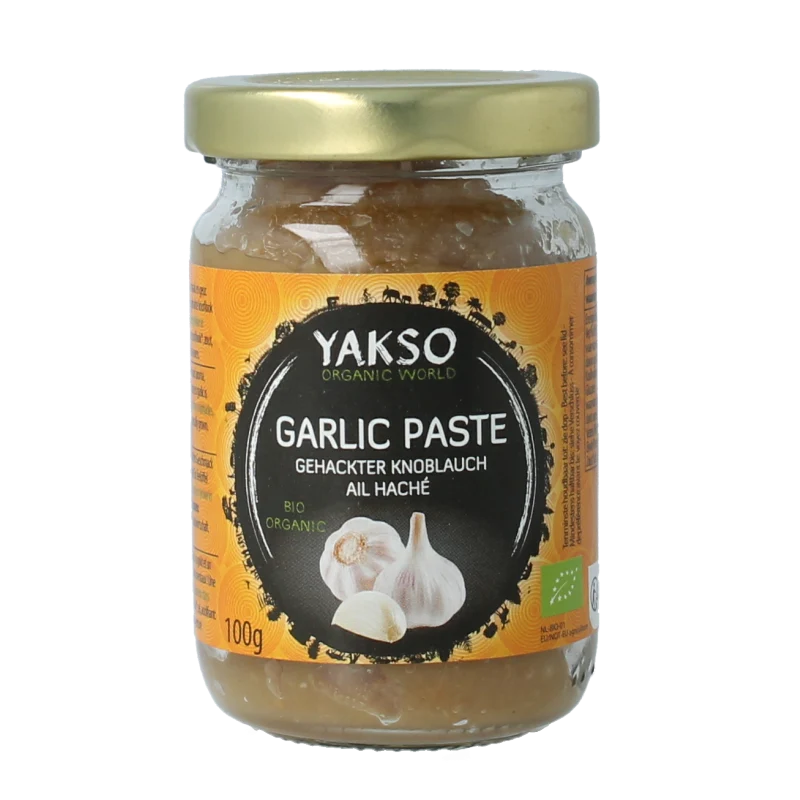 Yakso Gehakte knoflook bio 100 gram