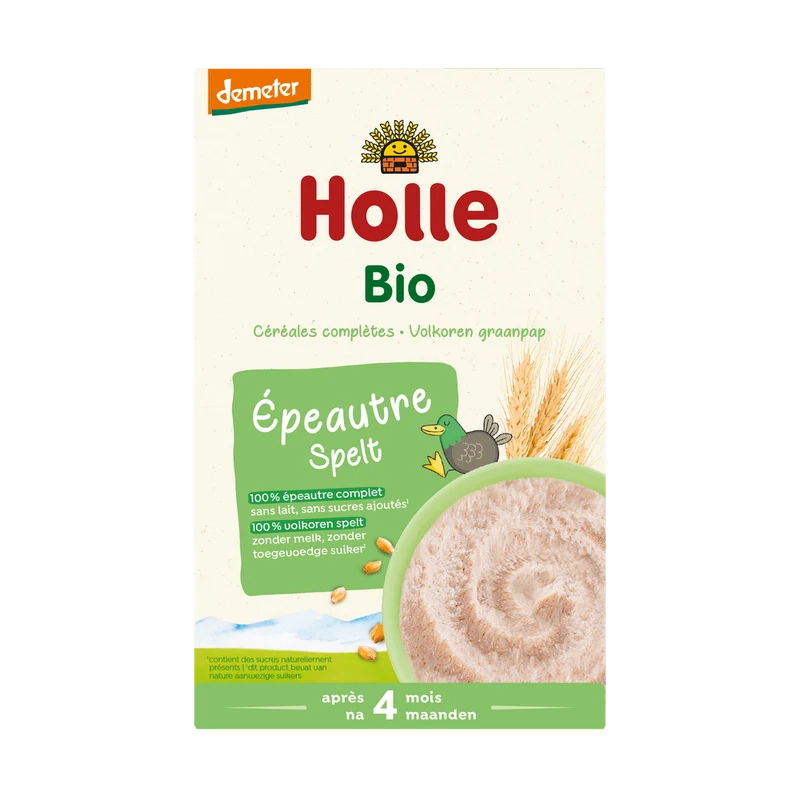Holle Bio Volkoren graanpap spelt 250 gram