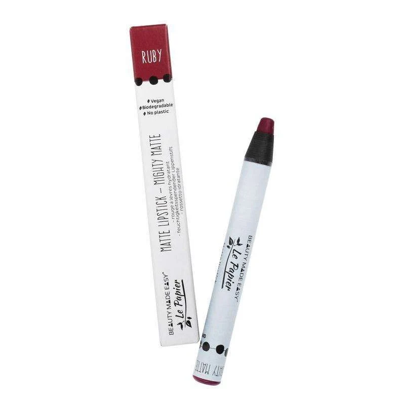 Beauty Made Easy Le Papier Matte Lipstick Ruby 6 gram
