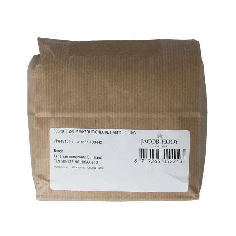 Jacob Hooy Salmiakzout / Ammonium chloride 1 kg