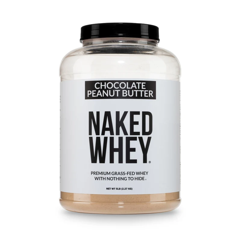 Chocolate Peanut Butter Whey Protein Powder | Naked Whey - 5LB