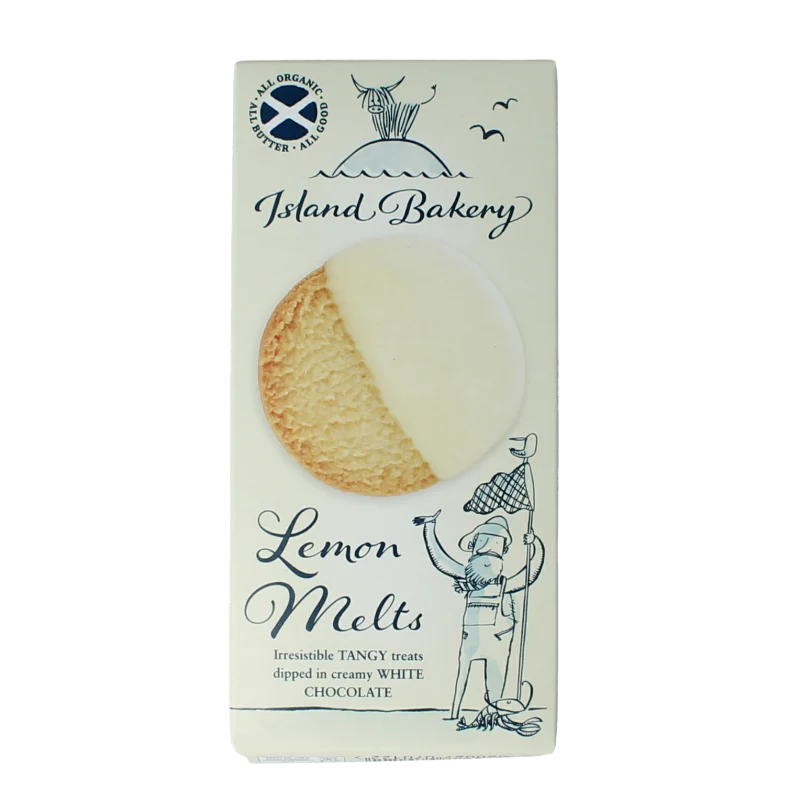 Island Bakery Lemon melts koekjes bio 133 gram