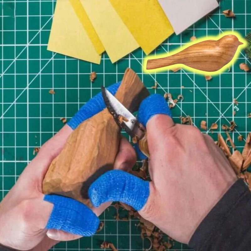 Houten vogeltje (2x) - DIY Pakket