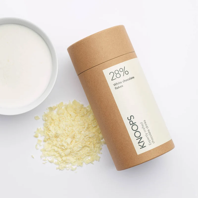 28% White chocolate flakes | Blend
