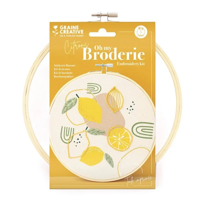Borduren "Lemon" - DIY pakket