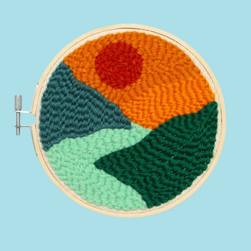 Punch Needle "Landschap" - DIY pakket (beginners)