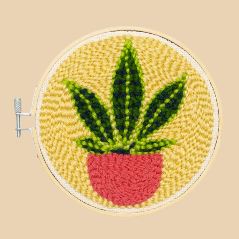 Punch Needle "Cactus" - DIY pakket (beginners)