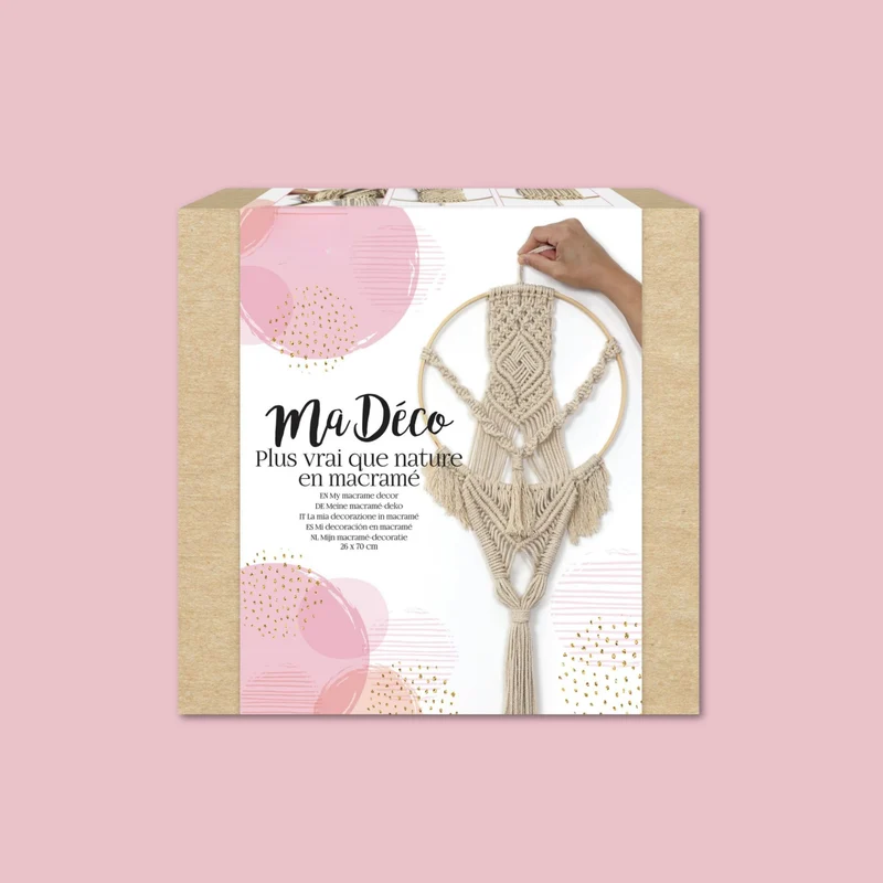 Ronde Macramé Muurhanger - DIY Pakket