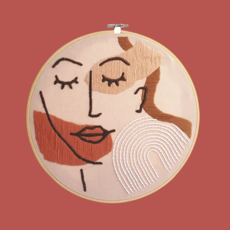 Borduren "Visage" - DIY pakket