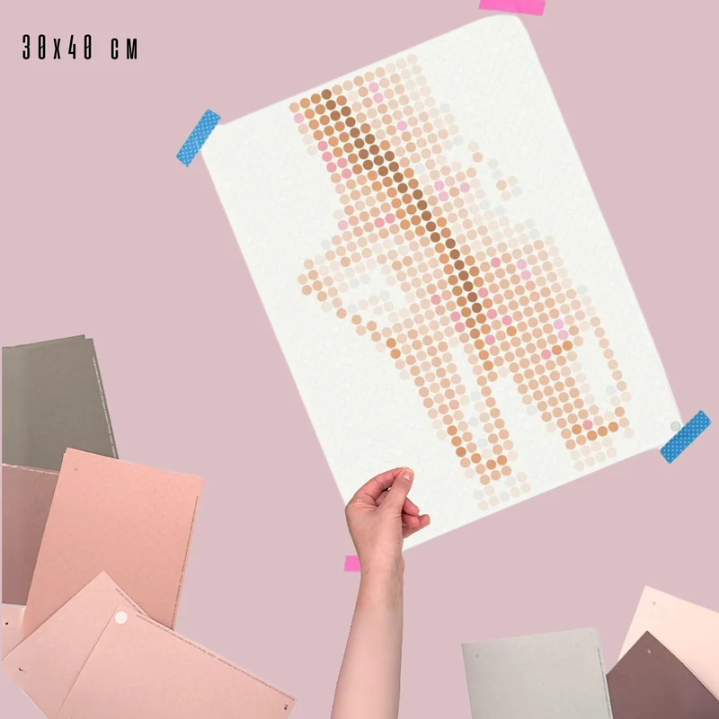 Pixel-art "Pointe" - DIY pakket