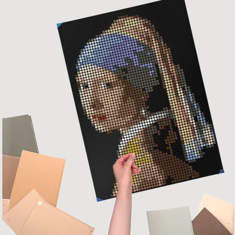 Pixel-art "Vermeer" - DIY pakket