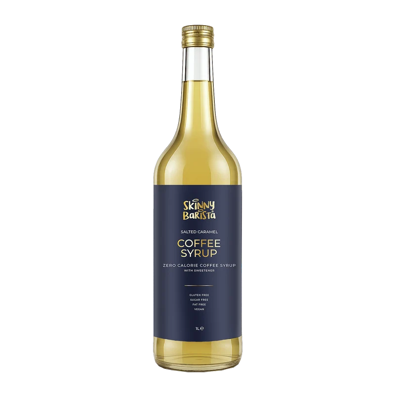 Premium Skinny Barista Koffiesiroop met gezouten karamelsmaak - 1 liter