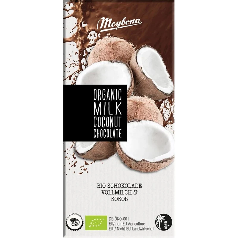 Meybona Organic Milk Cocos Chocolate 100 gram