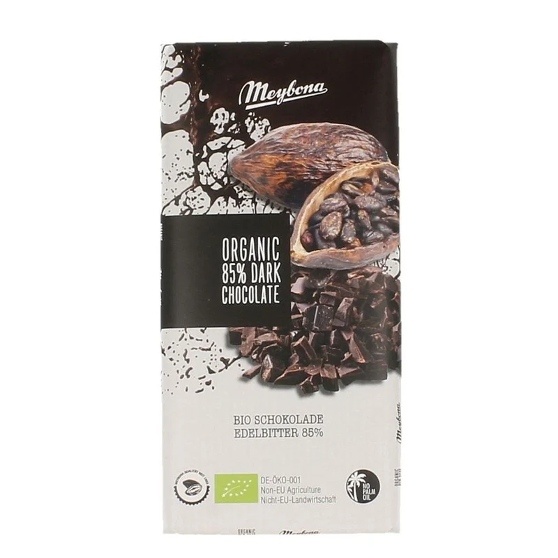 Meybona Organic 85% Dark Chocolate 100 gram
