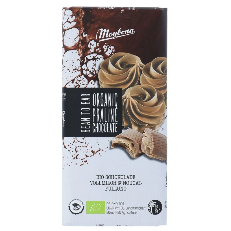 Meybona Organic Filled Pralinè Chocolate 100 gram