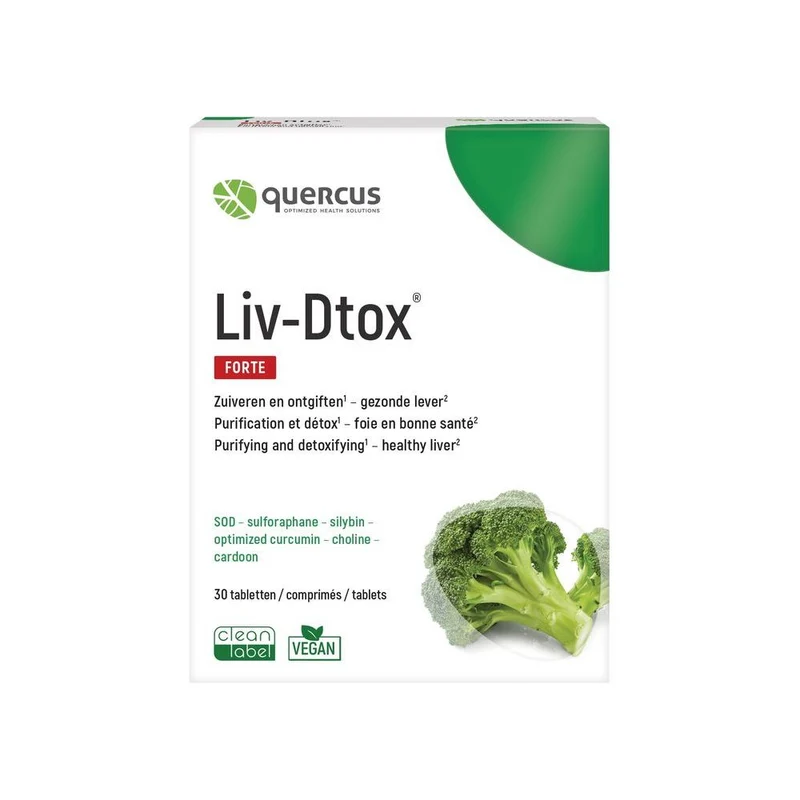 Quercus Liv-dtox 30 tabletten