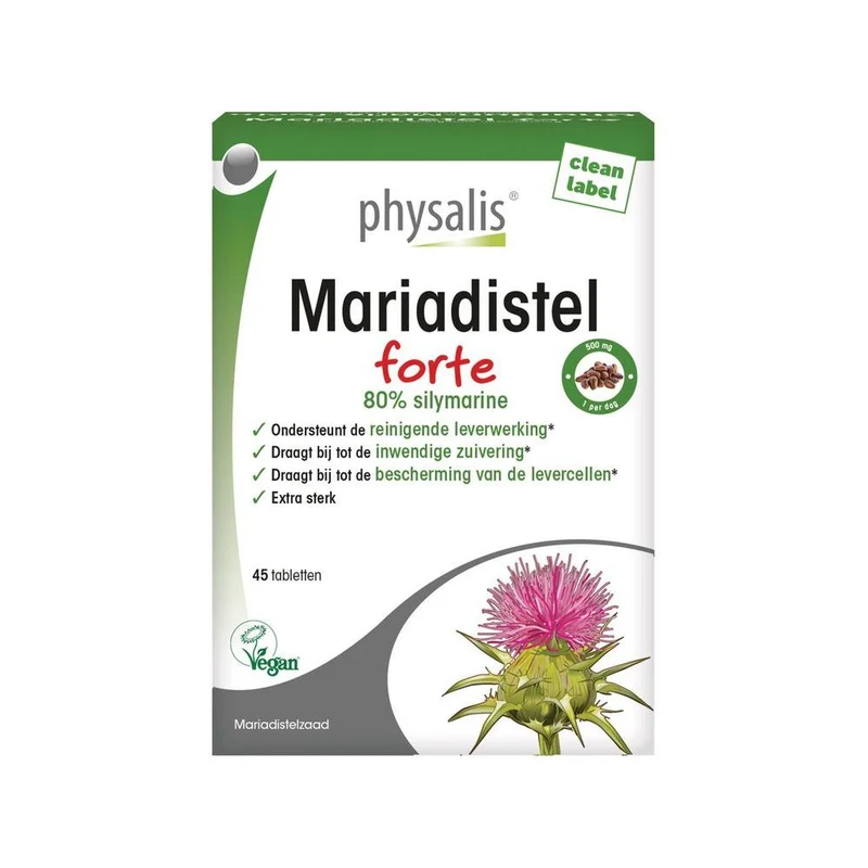 Physalis Mariadistel Forte 45 tabletten