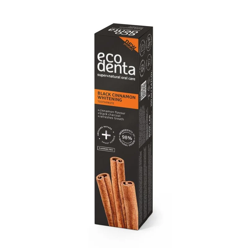 Ecodenta Black Cinnamon Whitening Tandpasta
