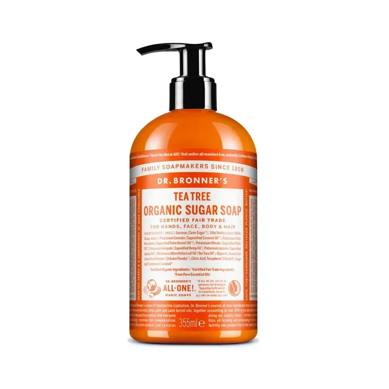 DR Bronners Shikakai zeep tea tree