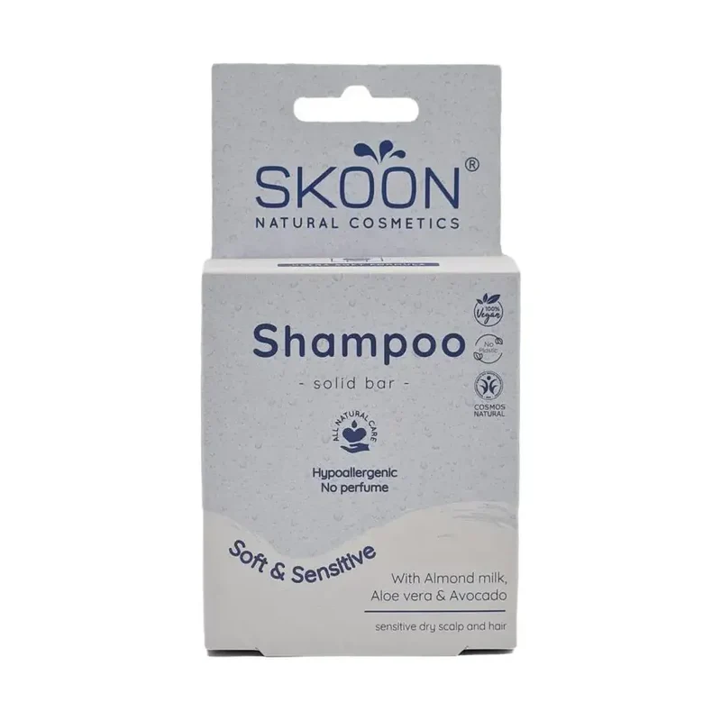 Skoon Solid shampoo soft & sensitive 90 gram