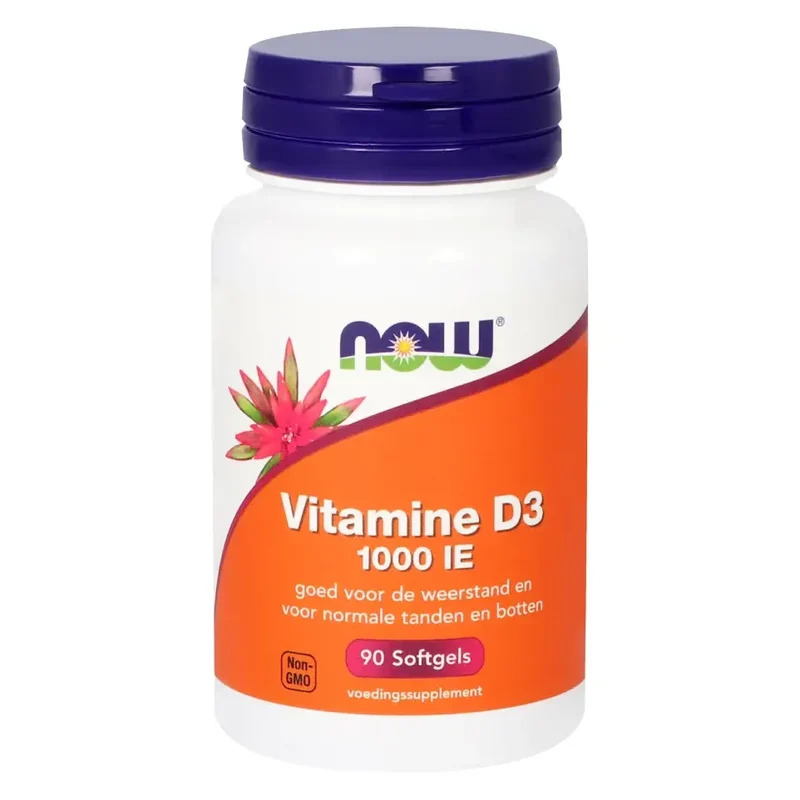 NOW Vitamine D3 25 mcg