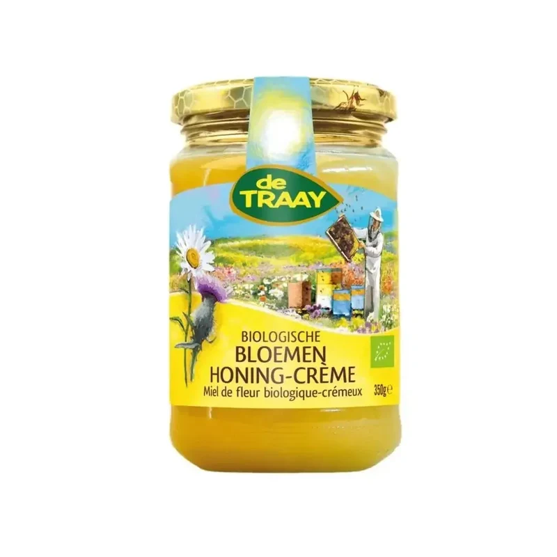 De Traay Bloemenhoning creme Bio