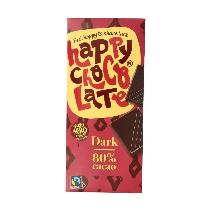 Happy Chocolate Puur 80% 85 gram