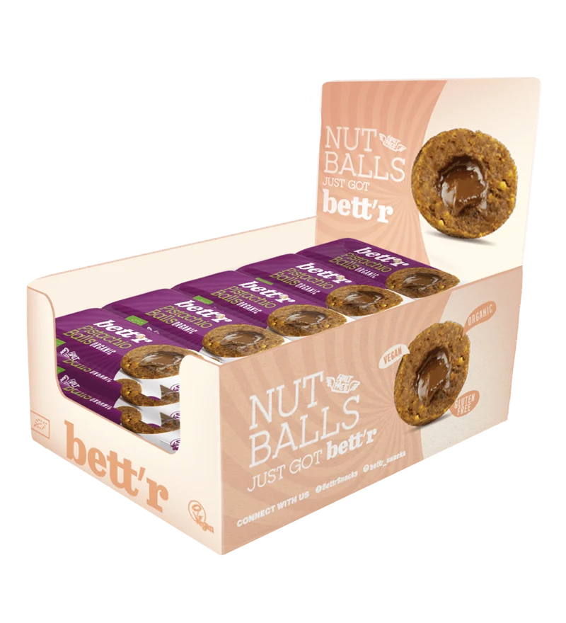 BIO Fruit Balls with Pistachio Filling, Bett'r