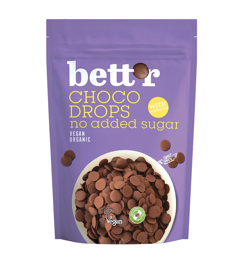 BIO Choco drops, no added sugar