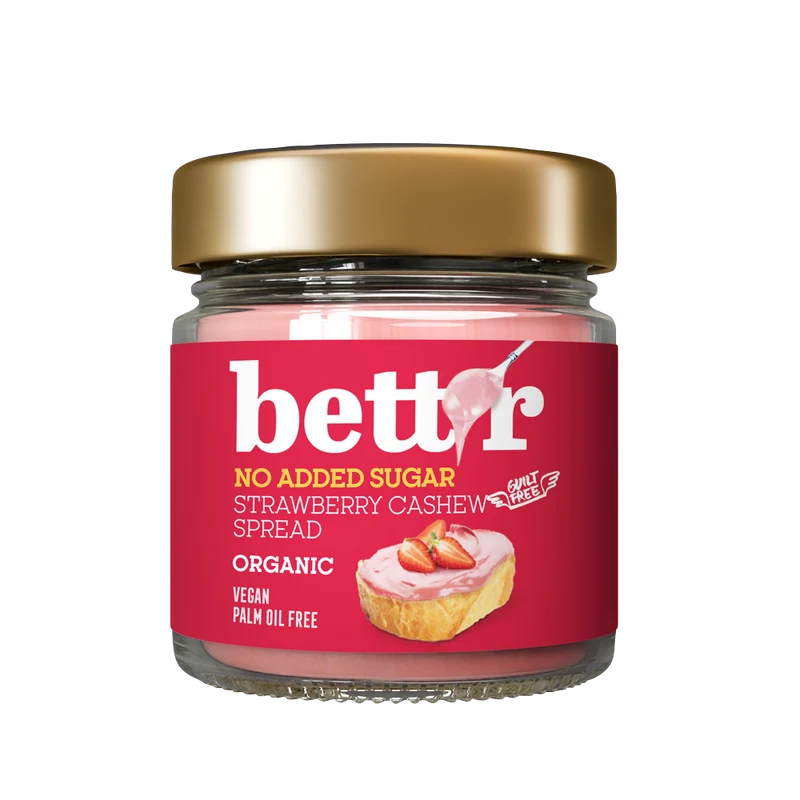 BIO Strawberry Cashew Spread, No Added Sugar
