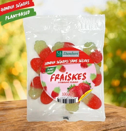 Aardbeien snoepjes