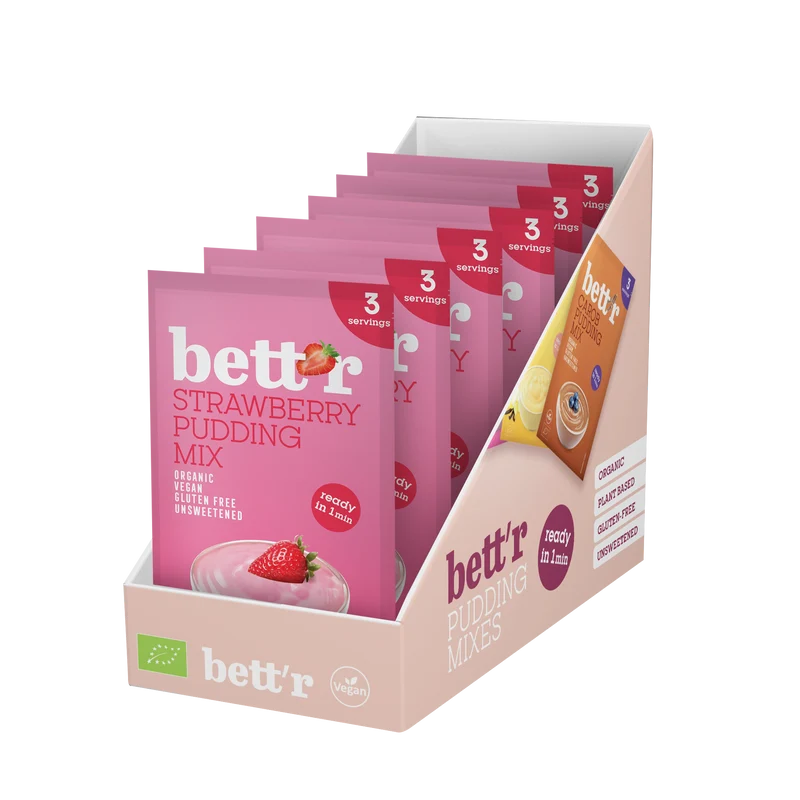 Bio Mix for Strawberry Pudding Sachet