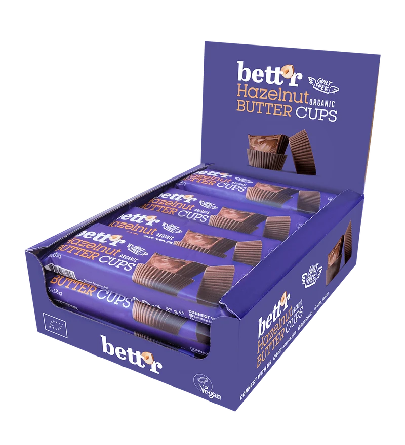 BIO Nut Butter Cups with Hazelnut Cream