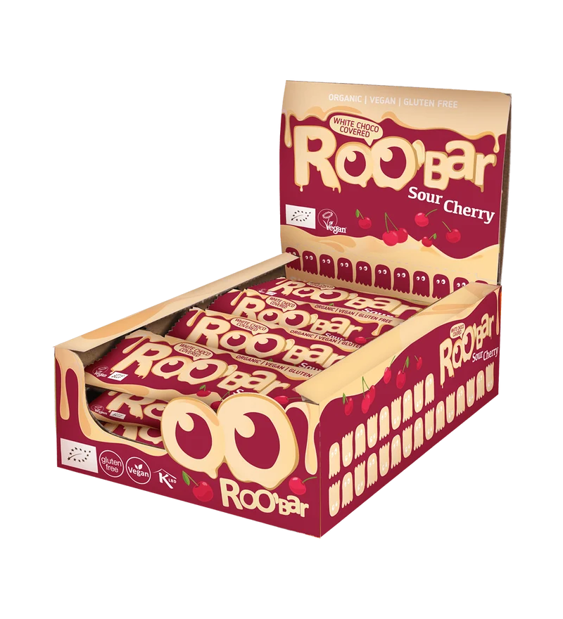 BIO White Chocolate Covered Sour Cherry Bar