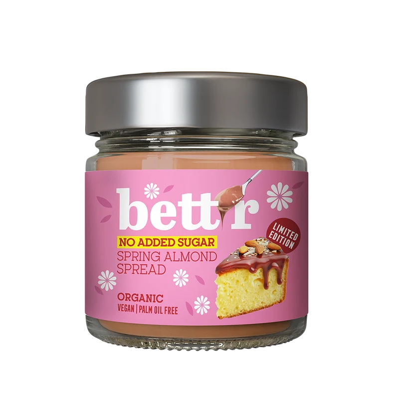Spring Almond Spread, no added sugar, Bett'r