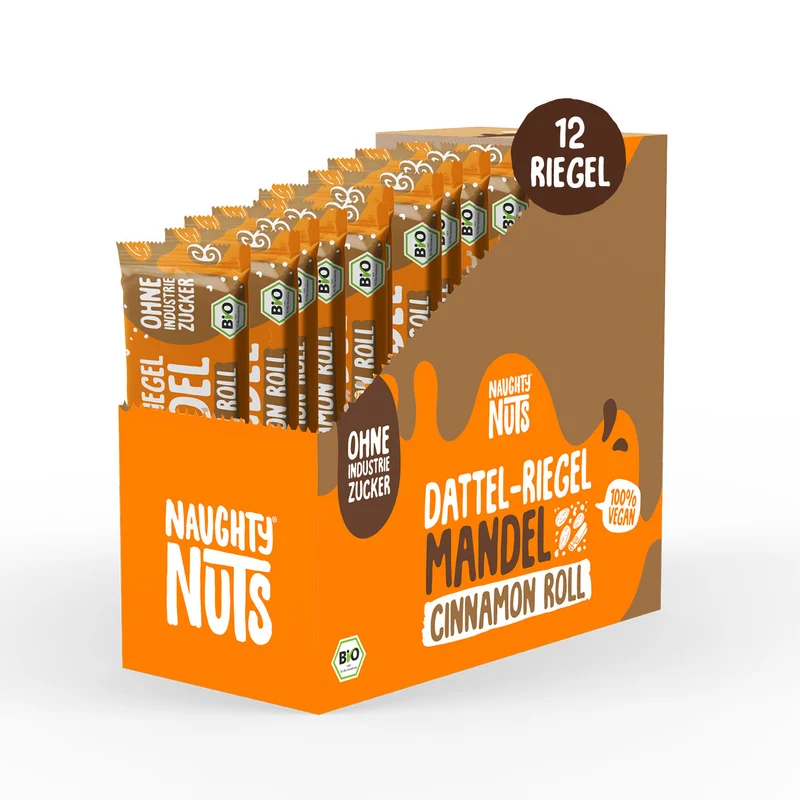 BIO Date bar almond cinnamon roll