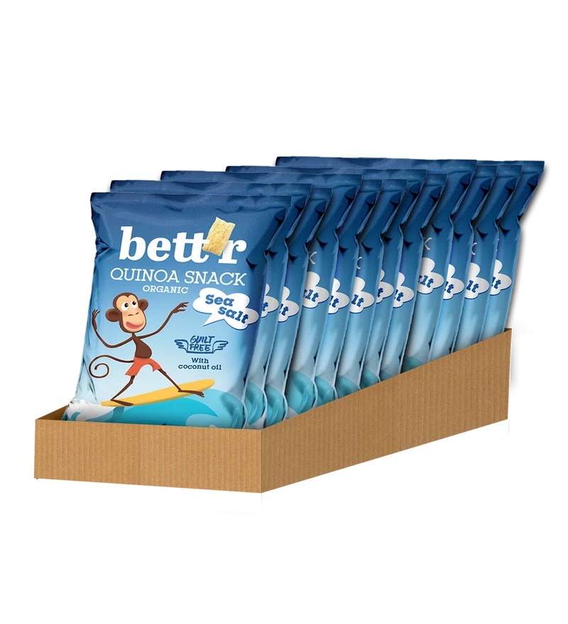 Bio Quinoa Snacks Sea Salt