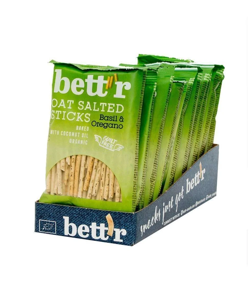 BIO Oat Salted Sticks Basil & Oregano