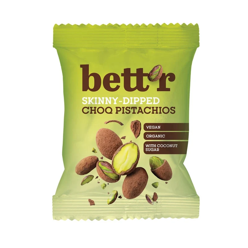 Bio Chocolate Pistachio Skinny dipped, Bett'r